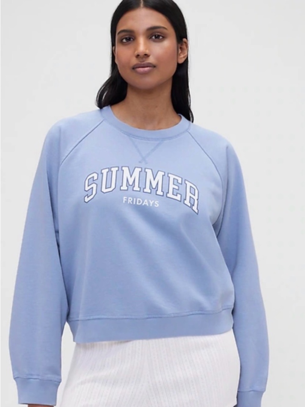Gap × Summer Fridays Oversized Raglan Logo Sweatshirt